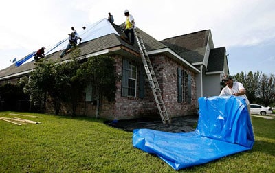 Emergency Roof Tarp Service