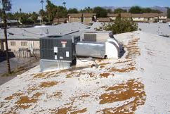 Canyon Roofing doing residential foam roofing.