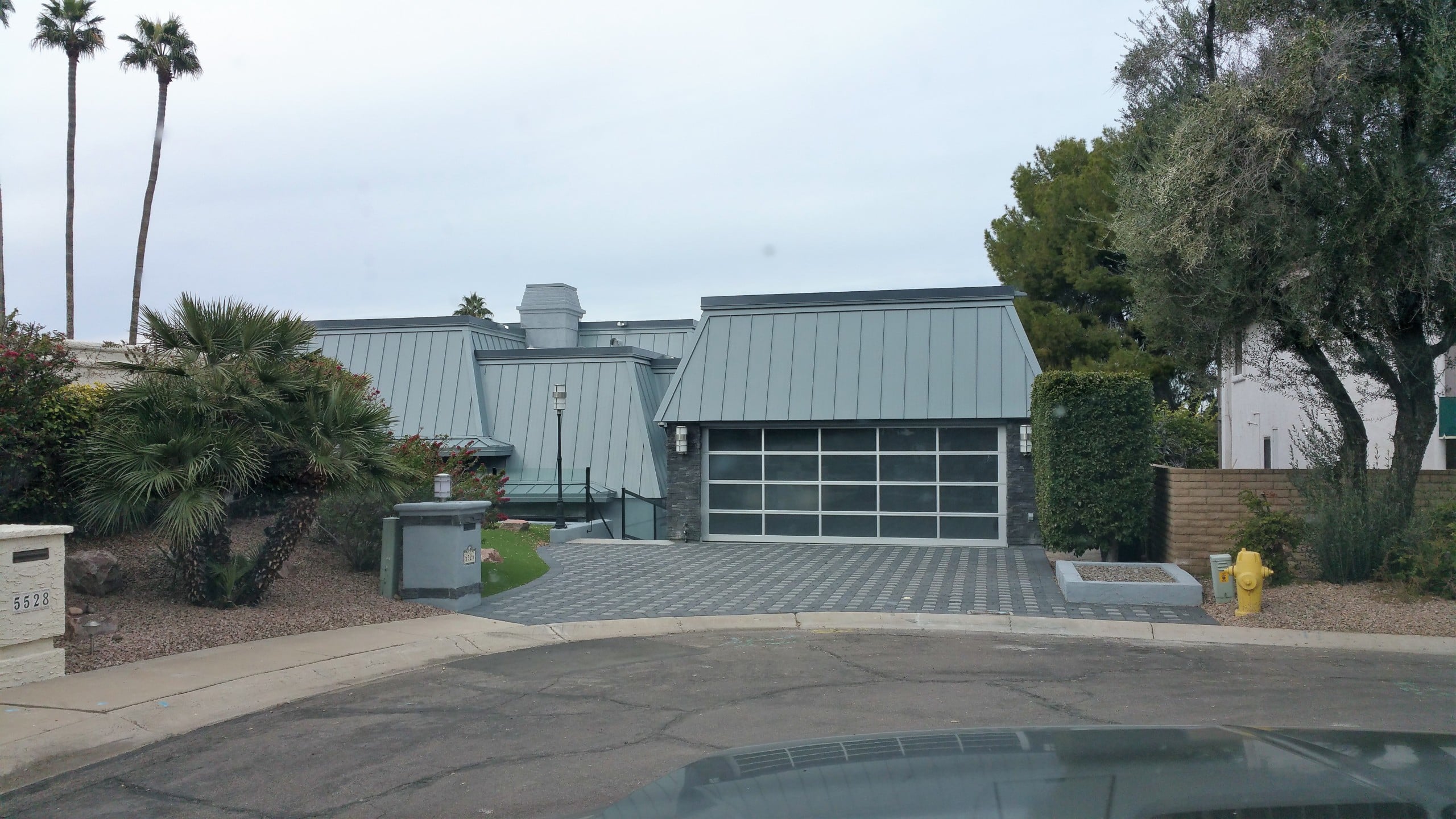 Standing Seam Metal Roof On A Commercial Property In Phoenix, AZ