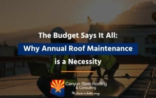 The Budget Says It All: Why Annual Roof Maintenance is a Necessity