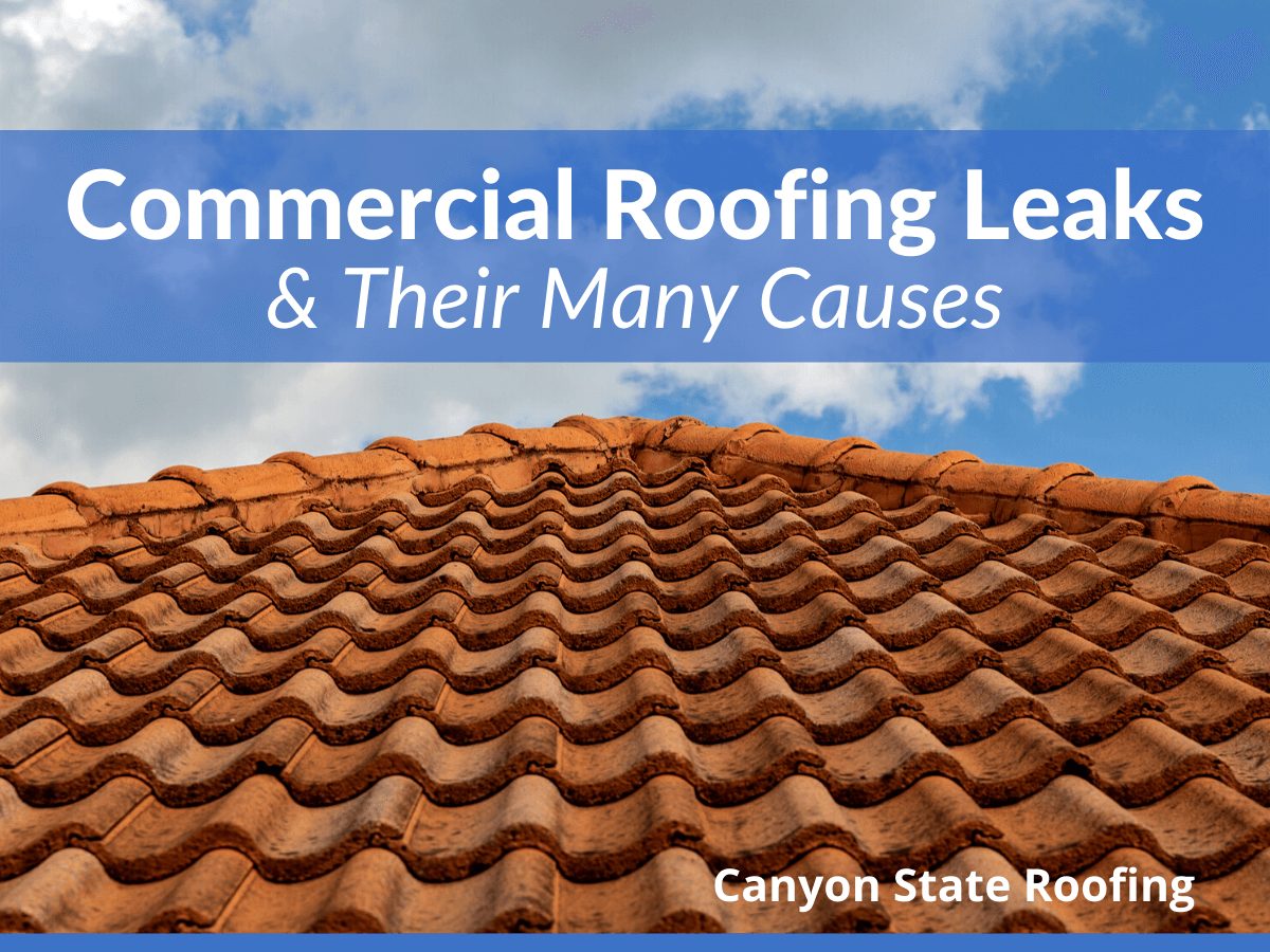 Commercial Roofing Leaks & Their Many Causes