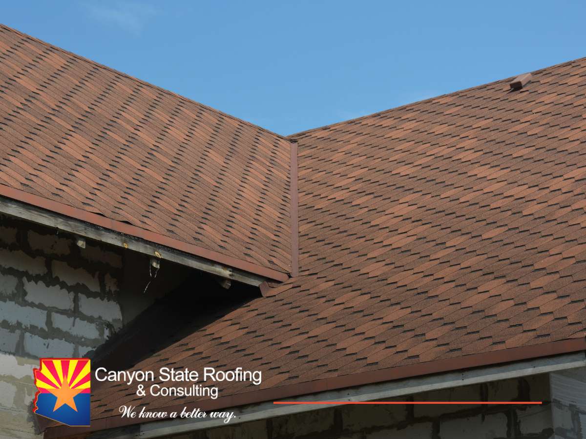 Shingle roof in Arizona