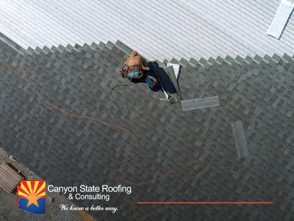 Repairing a flat roof in Arizona